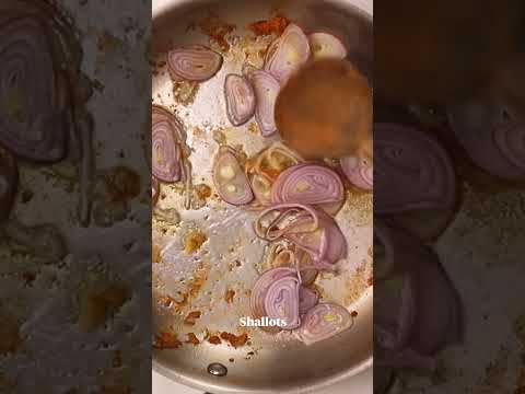 Fish Fillet Shallot Cream Sauce with... Vanilla?