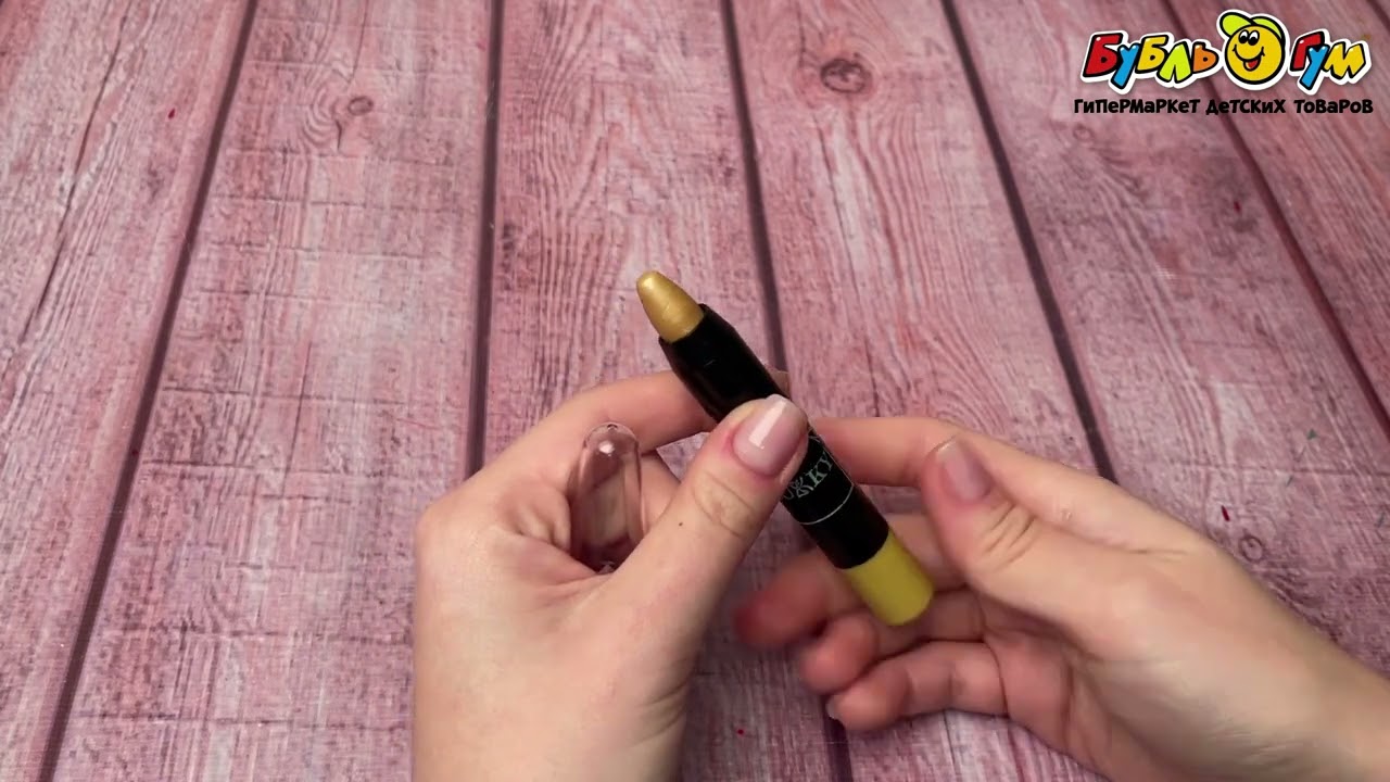 Тени-карандаш LUKKY с перламутровым эффектом золотые от 5лет - видео