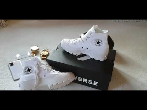 converse lugged Hi White Canvas Ctas Cip Bemutat