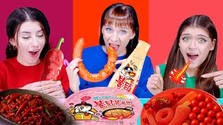 Spicy Food Challenge: ASMR Eating Sounds Compilation You Can't Miss! 🌶️🎧