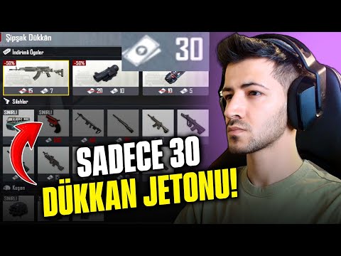 30 DÜKKAN JETONU HARCAYIP WIN ALMAK? İMKANSIZ CHALLENGE 76.BÖLÜM / PUBG MOBILE