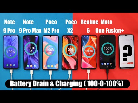 Poco M2 Pro/Poco X2/Redmi Note 9 Pro/Max/Realme 6/Moto One Fusion Plus Battery Drain & Charging