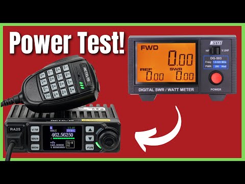 Power Test - Retevis RA25 GMRS Radio