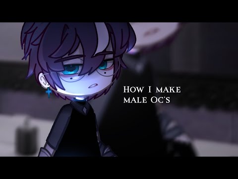 HOW I MAKE MALE OCs (pt.3) -Male lead OC for future GCM