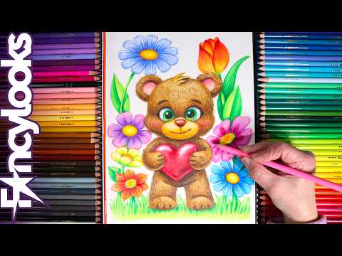 Cómo dibujar Osito para San Valentín-tutorial completo