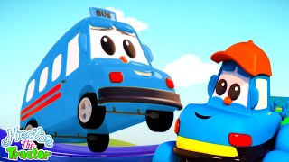 Wheels on the Bus Go Round and Round, Boo Boo Song + Nursery Preschool Songs by Hector the Tractor