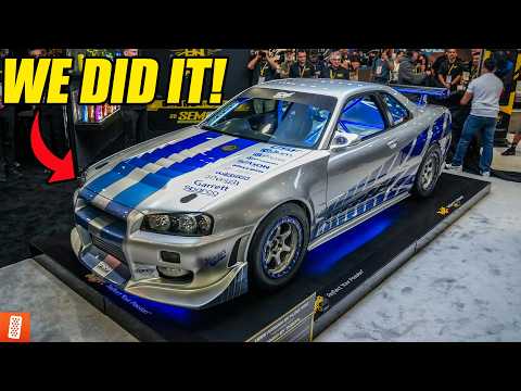 Unveiling the 1,400HP R34 Skyline at SEMA: A Drag Car Masterpiece