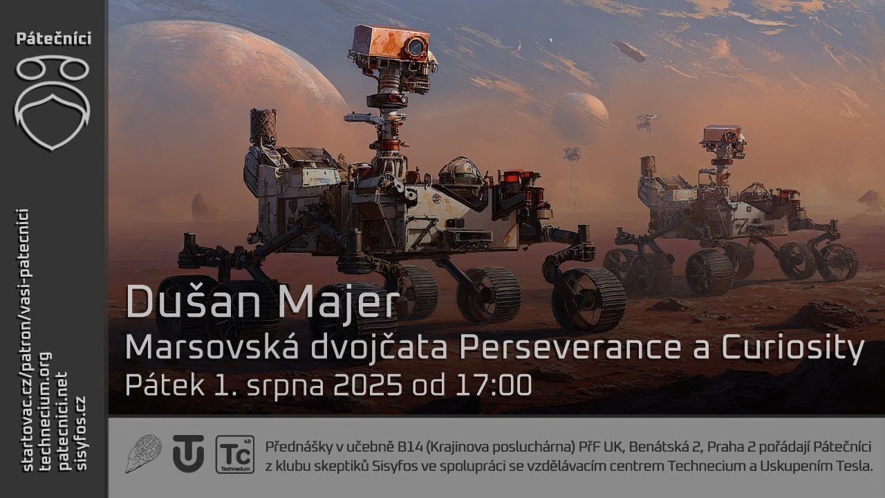 1. srpen 2025: Dušan Majer - Marsovská dvojčata Curiosity a Perseverance