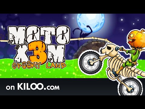 Speedrun through death-defying tracks | MOTO X3M Spooky Land on Kiloo.com