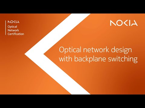 Nokia optical network design with backplane switching