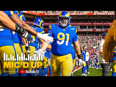 “You Guys Forgot To Block 99!” Greg Gaines Mic’d Up For Rams vs. Buccaneers Divisional Matchup video clip