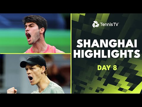 Alcaraz vs Monfils, Sinner vs Shelton, Djokovic, Zverev Play | Shanghai 2024 Highlights Day 8