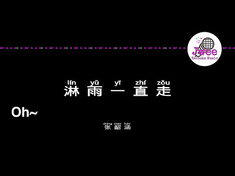 張韶涵 《淋雨一直走》 Pinyin Karaoke Version Instrumental Music 拚音卡拉OK伴奏 KTV with Pinyin Lyrics 4k