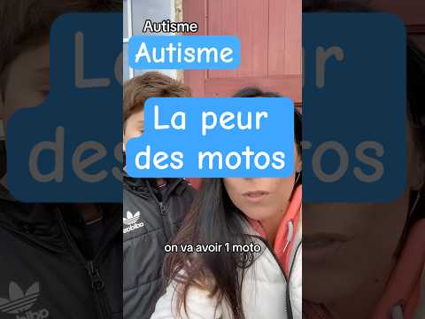 Les progrès énormes de Noam face à sa peur immense des motos ￼lorsqu’il était plus petit ￼#autisme