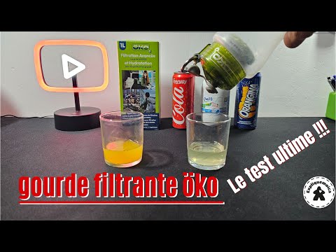Gourde filtrante öko - Le test ultime - Est-ce qu'elle filtre vraiment? - Gagne 10% avec mon lien)