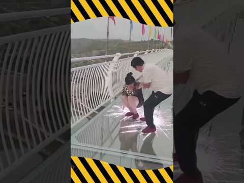 Broken Glass of China Glass Bridge #shortsvideo #viralvideo