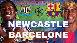 NEWCASTLE 0-2 BARCELONE / J1 LIGUE DES CHAMPIONS
