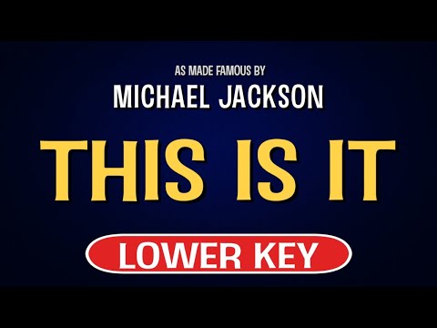 Michael Jackson – This Is It | Karaoke Lower Key