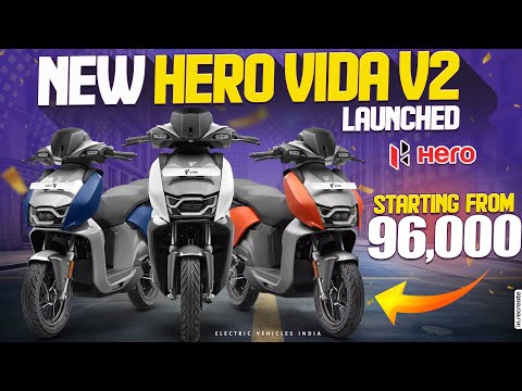 New HERO VIDA V2 Series Launched🤩|| Starts From 96,000/- || Electric Vehicles India