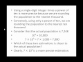 Exponential Notation and Population Comparisons