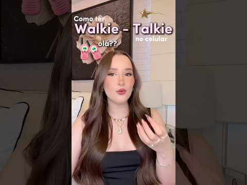 Como ter um walkie talkie no celular!!! 🎀🐆🧸👯‍♀️🧚🏻‍♀️🛍️💃🏼🍒💫✨🤝🏻🪩🤯