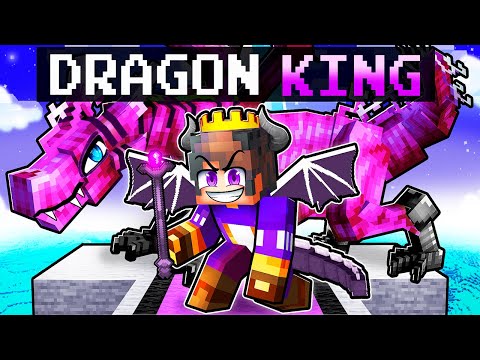 Becoming The DARK DRAGON KING in Minecraft!