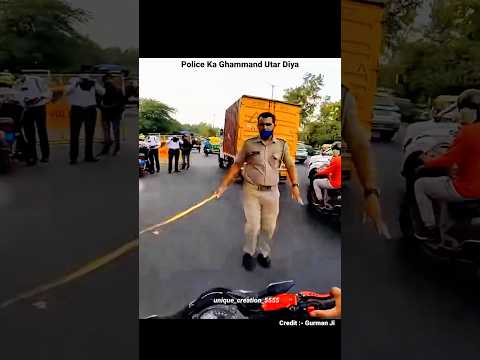 Police Ka sabak sikhaya #trending #roadrage #bikelover #motovlog #shorts #viral #vlog #rider #h2r