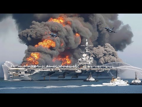 13 minutes ago, Russia brutally blew up the largest US aircraft carrier carrying 80 F 16S