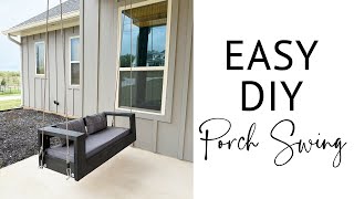 How to Build a Porch Swing