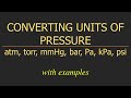 Pressure Unit Conversion in Chemistry