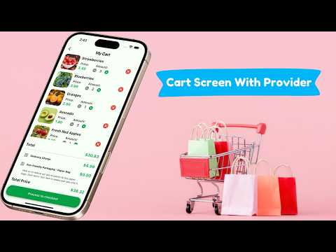 Build a Shopping Cart in Flutter | Add to Cart Functionality with Provider