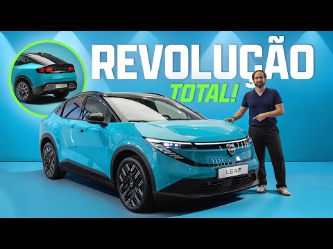 Este é o novo Nissan LEAF. Pai dos elétricos está IRRECONHECÍVEL