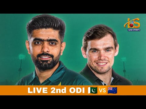 🔴LIVE score | 2nd ODI Match 2023  | Pakistan Vs New Zealand | Lush Sports