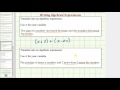 Algebraic Expressions and Operations