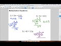 Solving One Step Equations with Decimals