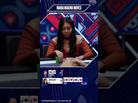Maria Ho Making Moves 😳 #PokerStars #MysteryCashChallenge