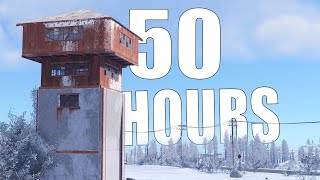 i played solo rust for 50 hours and this is what happened