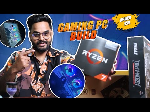 New Gaming Pc Build Under 35000 2025 | Pc Build For Basic Editing & Streaming With AMD Ryzen 7 5700G