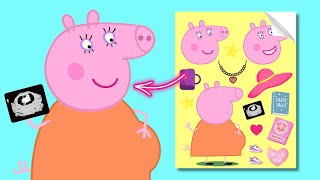 Peppa Pig Big Sister - Mummy Pig Pregnant 🤪 Sticker Activity for Kids