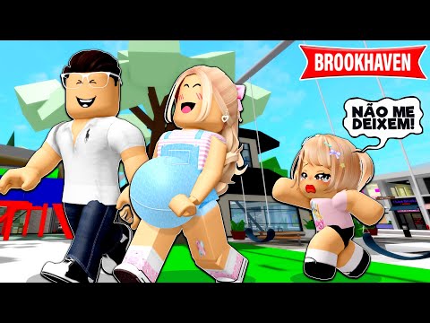 MINHA MÃE FICOU GRÁVIDA E ME ABANDONOU *porque ela fez isso? | Historinhas Brookhaven Roblox