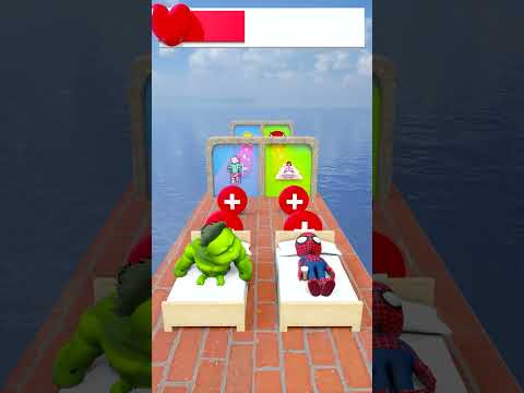 GTA V New Medic Run With Spidey and Hulk #gta
