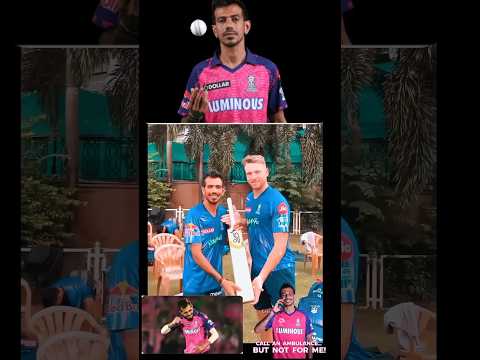 chahal funny comedy😂🤣 in bad comedy#chahal#rajasthanroyals#josbuttler