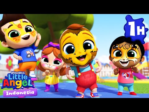 Membuat Suara Hewan🦁 | Little Angel | Lagu Anak Favorit | Nursery Rhymes Indonesia