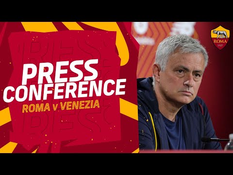 CONFERENZA STAMPA | José Mourinho alla vigilia di Roma-Venezia
