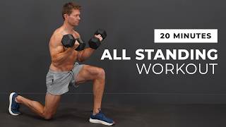 20 Minute All Standing Workout – Dumbbells & Bodyweight
