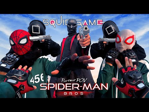 What If SPIDER-MAN Bros join SQUID GAME | End Game (GONGGI, Spinning, Marble balls)