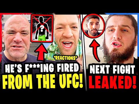 Dana White RELEASES fighter from UFC! Islam Makhachev next FIGHT LEAKED?! Conor McGregor REACTIONS