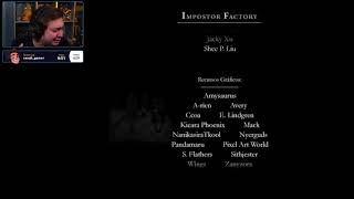 Alan chorando no final de Impostor Factory