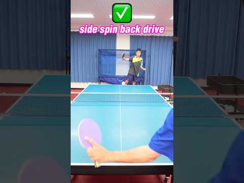 2種類の横回転ドライブの返し方✅🔥#shorts #卓球 #tabletennis #pingpong #乒乓球