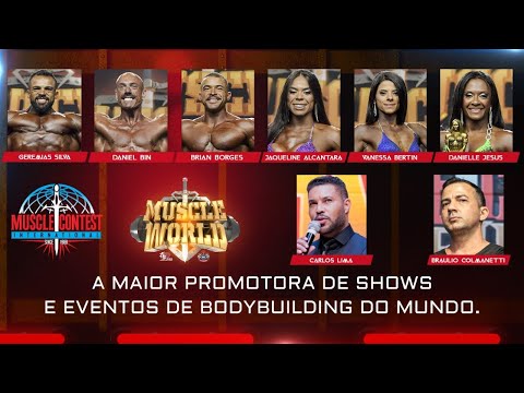 LIVE DOS CAMPEÕES: MUSCLECONTEST MUSCLE WORLD